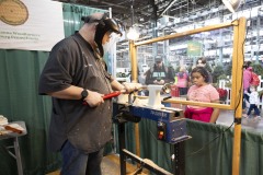 January 12, 2024: Sen. Cappelletti visited the PA Farm Show today and interviewed Agriculture Secretary Russell Redding before capping the day with a blue ribbon in the annual Celebrity Cow Milking Contest.   Sen. Cappelletti, along with teammates Sens. Vogel and Rothman, as well as local news anchor Valerie Pritchett, produced 1.45 lbs of milk from a cow named “Molly” to earn the championship.