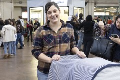 January 12, 2024: Sen. Cappelletti visited the PA Farm Show today and interviewed Agriculture Secretary Russell Redding before capping the day with a blue ribbon in the annual Celebrity Cow Milking Contest.   Sen. Cappelletti, along with teammates Sens. Vogel and Rothman, as well as local news anchor Valerie Pritchett, produced 1.45 lbs of milk from a cow named “Molly” to earn the championship.