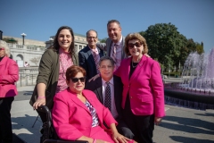 October 3, 2023: Senator Amanda Cappelletti joins the PA Breast Cancer Coalition as they kickoff Breast Cancer Awareness Month by turning the State Capitol East Wing Fountain pink. The PA Breast Cancer Coalition celebrating its 30th anniversary this year.