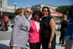 October 3, 2023: Senator Amanda Cappelletti joins the PA Breast Cancer Coalition as they kickoff Breast Cancer Awareness Month by turning the State Capitol East Wing Fountain pink. The PA Breast Cancer Coalition celebrating its 30th anniversary this year.