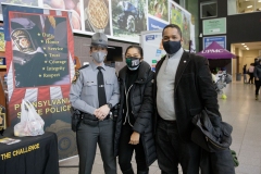 January 14, 2022: Senators Amanda Cappelletti and Sharif Street participate in the 2022 Celebrity Cow Milking Contest.