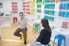 January 28, 2021: Senator Cappelletti visits and tours Crazy Aaron’s Puttyworld .