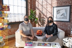 January 28, 2021: Senator Cappelletti visits and tours Crazy Aaron’s Puttyworld .