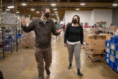 January 28, 2021: Senator Cappelletti visits and tours Crazy Aaron’s Puttyworld .