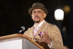 October 17, 2023: Senator Cappelletti joined Senate and House colleagues, advocates, and victims tonight for a Pennsylvania Coalition Against Domestic Violence Memorial Vigil on the steps of the Capitol.