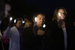 October 17, 2023: Senator Cappelletti joined Senate and House colleagues, advocates, and victims tonight for a Pennsylvania Coalition Against Domestic Violence Memorial Vigil on the steps of the Capitol.