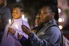 October 17, 2023: Senator Cappelletti joined Senate and House colleagues, advocates, and victims tonight for a Pennsylvania Coalition Against Domestic Violence Memorial Vigil on the steps of the Capitol.