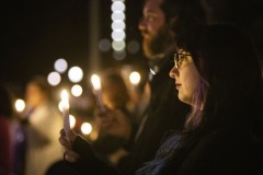 October 17, 2023: Senator Cappelletti joined Senate and House colleagues, advocates, and victims tonight for a Pennsylvania Coalition Against Domestic Violence Memorial Vigil on the steps of the Capitol.