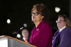 October 17, 2023: Senator Cappelletti joined Senate and House colleagues, advocates, and victims tonight for a Pennsylvania Coalition Against Domestic Violence Memorial Vigil on the steps of the Capitol.