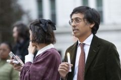 October 17, 2023: Senator Cappelletti joined Senate and House colleagues, advocates, and victims tonight for a Pennsylvania Coalition Against Domestic Violence Memorial Vigil on the steps of the Capitol.