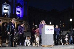 October 17, 2023: Senator Cappelletti joined Senate and House colleagues, advocates, and victims tonight for a Pennsylvania Coalition Against Domestic Violence Memorial Vigil on the steps of the Capitol.