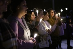 October 17, 2023: Senator Cappelletti joined Senate and House colleagues, advocates, and victims tonight for a Pennsylvania Coalition Against Domestic Violence Memorial Vigil on the steps of the Capitol.