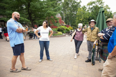 July 29, 2021:  Sen. Cappelletti tours Elmwood Park Zoo