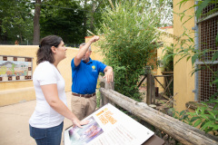 July 29, 2021:  Sen. Cappelletti tours Elmwood Park Zoo