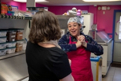February 21, 2023: Senator Amanda Cappelletti visits Frosty Falls Ice Cream