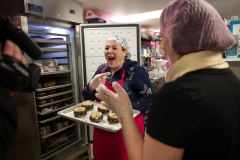 February 21, 2023: Senator Amanda Cappelletti visits Frosty Falls Ice Cream