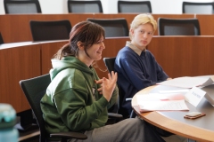 March 3, 2025: Senator Cappelletti hosts her annual Good Government Summit at Villanova University Law School. At the event, high school students are invited to be “Senators for the day” and participate in mock committee hearings to debate, amend, and vote on bills before they reenact a full Senate session to consider if the bills should become law. This year’s theme was Criminal Justice Reform.