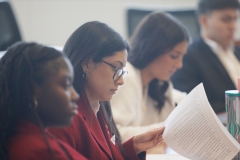 March 3, 2025: Senator Cappelletti hosts her annual Good Government Summit at Villanova University Law School. At the event, high school students are invited to be “Senators for the day” and participate in mock committee hearings to debate, amend, and vote on bills before they reenact a full Senate session to consider if the bills should become law. This year’s theme was Criminal Justice Reform.