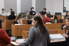March 3, 2025: Senator Cappelletti hosts her annual Good Government Summit at Villanova University Law School. At the event, high school students are invited to be “Senators for the day” and participate in mock committee hearings to debate, amend, and vote on bills before they reenact a full Senate session to consider if the bills should become law. This year’s theme was Criminal Justice Reform.