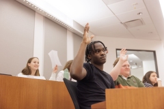 March 3, 2025: Senator Cappelletti hosts her annual Good Government Summit at Villanova University Law School. At the event, high school students are invited to be “Senators for the day” and participate in mock committee hearings to debate, amend, and vote on bills before they reenact a full Senate session to consider if the bills should become law. This year’s theme was Criminal Justice Reform.