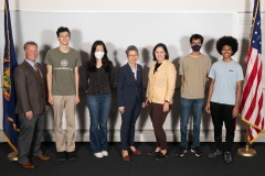 May 26, 2022: Sen. Cappelletti held a Good Government Seminar at Cabrini University in Radnor Township, Montgomery County today.  Dozens of students from local high schools adopted political persona on the right and left before debating a series of bills in committee and then voting in a mock Senate.