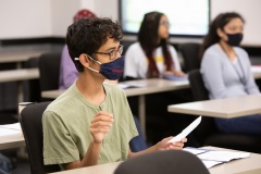 May 26, 2022: Sen. Cappelletti held a Good Government Seminar at Cabrini University in Radnor Township, Montgomery County today.  Dozens of students from local high schools adopted political persona on the right and left before debating a series of bills in committee and then voting in a mock Senate.