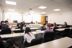 May 26, 2022: Sen. Cappelletti held a Good Government Seminar at Cabrini University in Radnor Township, Montgomery County today.  Dozens of students from local high schools adopted political persona on the right and left before debating a series of bills in committee and then voting in a mock Senate.