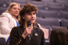 May 26, 2022: Sen. Cappelletti held a Good Government Seminar at Cabrini University in Radnor Township, Montgomery County today.  Dozens of students from local high schools adopted political persona on the right and left before debating a series of bills in committee and then voting in a mock Senate.