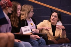 May 26, 2022: Sen. Cappelletti held a Good Government Seminar at Cabrini University in Radnor Township, Montgomery County today.  Dozens of students from local high schools adopted political persona on the right and left before debating a series of bills in committee and then voting in a mock Senate.