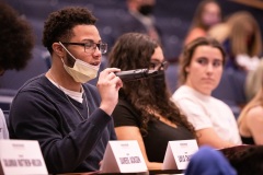 May 26, 2022: Sen. Cappelletti held a Good Government Seminar at Cabrini University in Radnor Township, Montgomery County today.  Dozens of students from local high schools adopted political persona on the right and left before debating a series of bills in committee and then voting in a mock Senate.
