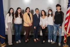 May 26, 2022: Sen. Cappelletti held a Good Government Seminar at Cabrini University in Radnor Township, Montgomery County today.  Dozens of students from local high schools adopted political persona on the right and left before debating a series of bills in committee and then voting in a mock Senate.