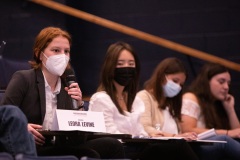 May 26, 2022: Sen. Cappelletti held a Good Government Seminar at Cabrini University in Radnor Township, Montgomery County today.  Dozens of students from local high schools adopted political persona on the right and left before debating a series of bills in committee and then voting in a mock Senate.