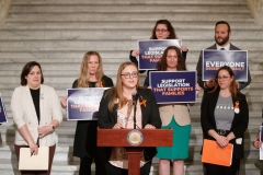April 26, 2022: Senator Cappelletti speaks at the National Infertility Awareness Week Press Conference