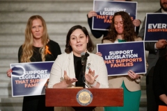 April 26, 2022: Senator Cappelletti speaks at the National Infertility Awareness Week Press Conference