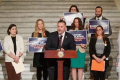 April 26, 2022: Senator Cappelletti speaks at the National Infertility Awareness Week Press Conference