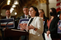 April 26, 2022: Senator Cappelletti speaks at the National Infertility Awareness Week Press Conference