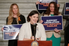 April 26, 2022: Senator Cappelletti speaks at the National Infertility Awareness Week Press Conference