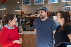 November 13, 2024: Senator Amanda Cappelletti Visits Kismet Bagels.