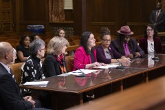 January 26, 2024: Sens. Cappelletti and Schwank, in conjunction with the Women’s Health Caucus, today hosted Alexis McGill Johnson, President and CEO of Planned Parenthood along with regional Planned Parenthood officials and advocates for a visit to the Capitol and a discussion of legislative priorities for women’s health in Pennsylvania.  The group was joined by Gov. Josh Shapiro and Dr. Valerie Arkoosh, secretary of the PA Department of Human Services.
