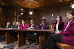 January 26, 2024: Sens. Cappelletti and Schwank, in conjunction with the Women’s Health Caucus, today hosted Alexis McGill Johnson, President and CEO of Planned Parenthood along with regional Planned Parenthood officials and advocates for a visit to the Capitol and a discussion of legislative priorities for women’s health in Pennsylvania.  The group was joined by Gov. Josh Shapiro and Dr. Valerie Arkoosh, secretary of the PA Department of Human Services.