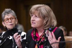 January 26, 2024: Sens. Cappelletti and Schwank, in conjunction with the Women’s Health Caucus, today hosted Alexis McGill Johnson, President and CEO of Planned Parenthood along with regional Planned Parenthood officials and advocates for a visit to the Capitol and a discussion of legislative priorities for women’s health in Pennsylvania.  The group was joined by Gov. Josh Shapiro and Dr. Valerie Arkoosh, secretary of the PA Department of Human Services.