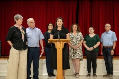 August 16, 2023: Senator Amanda M. Cappelletti presents a $104,000 state grant for a community literacy initiative awarded to the Literacy Council of Norristown in Norristown.