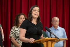 August 16, 2023: Senator Amanda M. Cappelletti presents a $104,000 state grant for a community literacy initiative awarded to the Literacy Council of Norristown in Norristown.