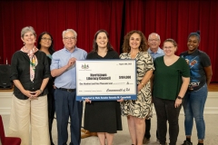 August 16, 2023: Senator Amanda M. Cappelletti presents a $104,000 state grant for a community literacy initiative awarded to the Literacy Council of Norristown in Norristown.