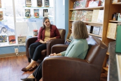 November 18, 2024: Senator Amanda Cappelletti visits Main Point Books.