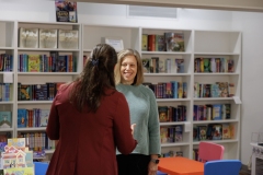 November 18, 2024: Senator Amanda Cappelletti visits Main Point Books.