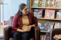 November 18, 2024: Senator Amanda Cappelletti visits Main Point Books.