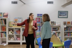 November 18, 2024: Senator Amanda Cappelletti visits Main Point Books.