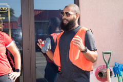 September 18, 2021: Sen. Cappelletti organized a Saturday morning clean-up of West Main Street in Norristown near her district office. Volunteers picked up litter, swept sidewalks and parking lots, weeded flower beds and hauled away more than two dozen bags of trash.