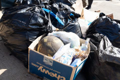 September 18, 2021: Sen. Cappelletti organized a Saturday morning clean-up of West Main Street in Norristown near her district office. Volunteers picked up litter, swept sidewalks and parking lots, weeded flower beds and hauled away more than two dozen bags of trash.